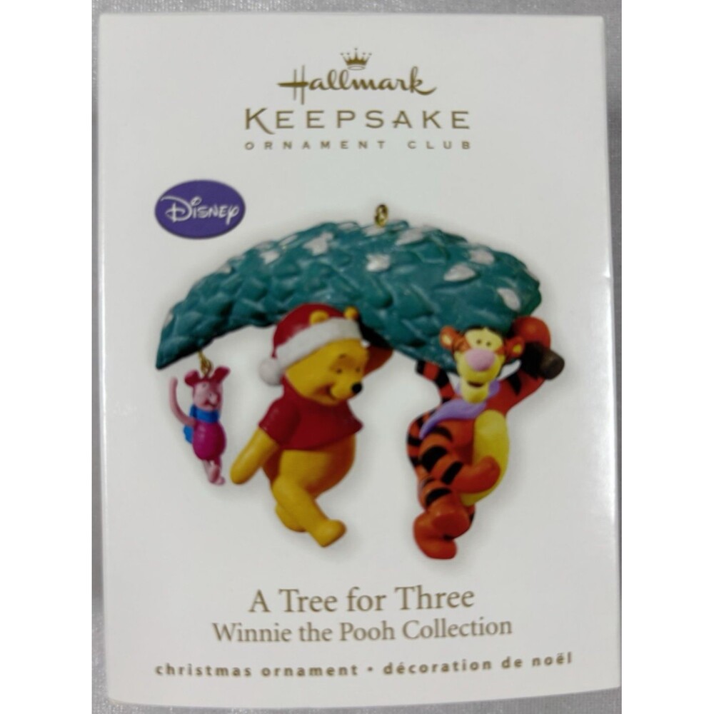 Hallmark Keepsake Ornament Club 2010 Disney Winnie the Pooh A Tree for Three NIB